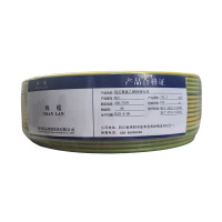 绵缆 铝芯聚氯乙烯绝缘电线 BLV-2.5双色450/750V 卷