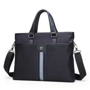 斯妮拉 2023新款单肩包防水牛津布手提男包韩版时尚商务休闲单肩斜跨电脑包[可放14寸笔记本]