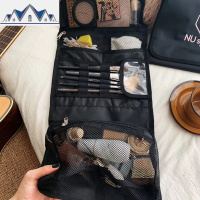 韩国NUsmile懒人化妆包女便携大容量折叠洗漱收纳袋旅行ins风超火 三维工匠收纳包