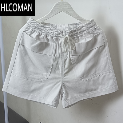 HLCOMAN工装短裤男士夏季宽松薄款潮牌ins休闲大码外穿三分裤子