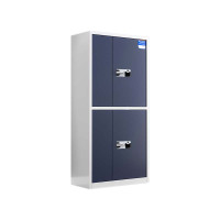 DXBG保密柜财务档案柜文件柜办公室资料储物柜保险柜通双节白框灰门-国保指纹锁