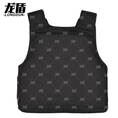 龙盾硬质防刺服战术背心马甲保安防护防暴器材黑色2.5kg