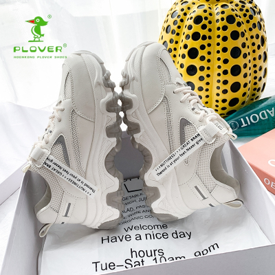 香港啄木鸟plover新品2021春季老爹鞋女潮牌ins超火显脚小厚底新款百搭运动鞋