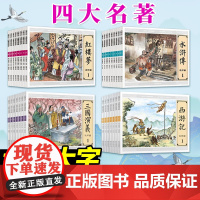 四大名著珍藏漫画绘本故事书连环画全套原著正版中国古典四大名著48册全套三国演义西游记连环画江苏凤凰美术出版