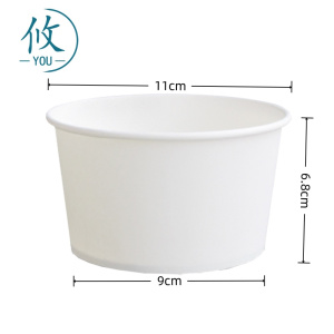 攸 白纸碗 11*6.8*9cm 袋