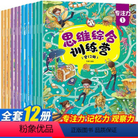 [正版]思维综合训练营 全12册 找不同迷宫书专注力训练书3-6岁儿童益智注意力观察记忆力智力开发大脑思维书籍培养孩子