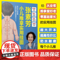 张素芳小儿推拿实用挂图 经络穴位按摩大全 穴位经络书 穴位 中医养生书籍 人体经络穴位按摩大全 中医推拿按摩书养生书籍大