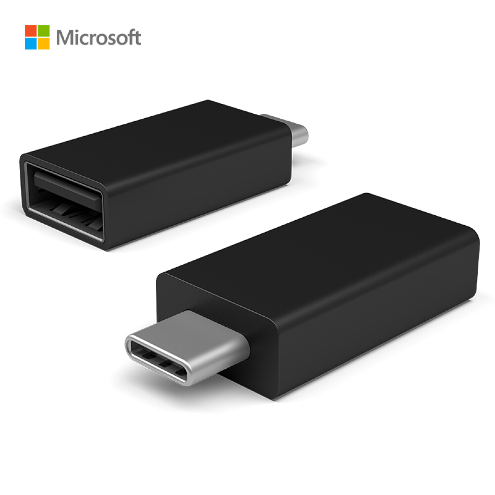 微软(microsoft)surface usb-c适配器usb-c转usb-a适配器[转usb3.