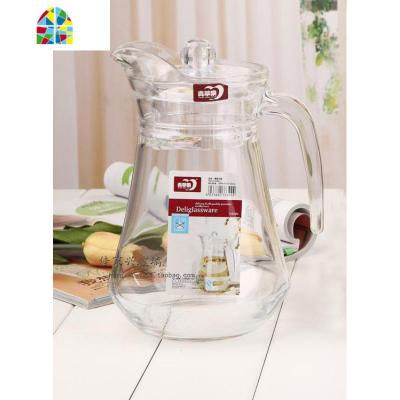 加厚无铅玻璃可高温鸭嘴壶冷水壶凉水壶果汁壶醒酒器 FENGHOU 可高温八角壶(1100ML)