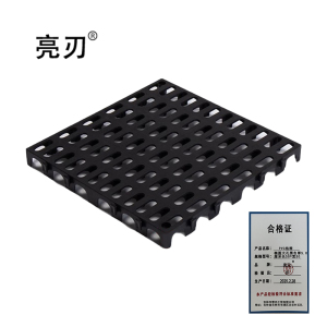 亮刃 PVC格栅 椭圆大孔黑色厚5.0厘米长50*宽50 块