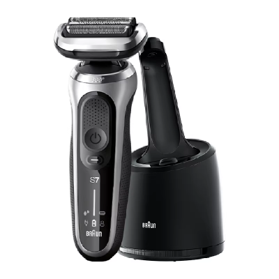 博朗(BRAUN)剃须刀雷霆7系7200cc高端进口电动刮胡刀智能清洁生日礼物
