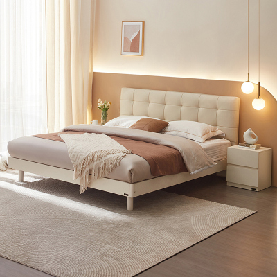 全友家居奶油风梳妆台小户型卧室2024新款轻奢化妆桌镜子