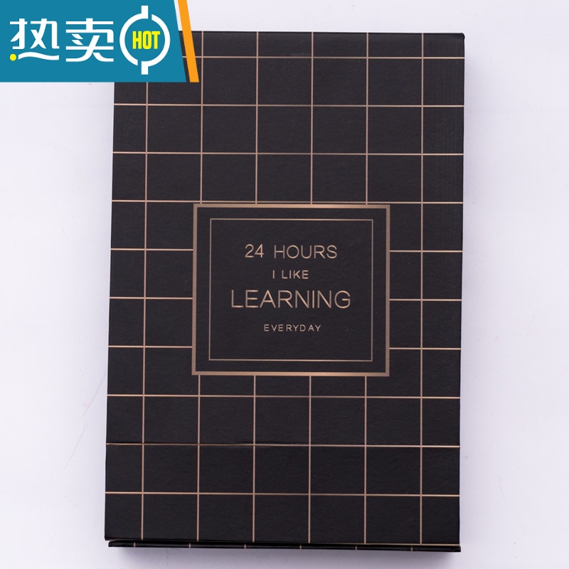 敬平北欧ins高清化妆镜收纳盒 桌面折叠宿舍公主台式梳妆学生便携镜子 黑格子便携式用镜