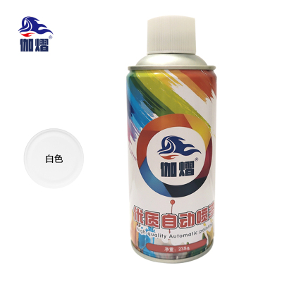 伽熠 自喷漆238g白色门窗金属防锈家具木器漆自行摩托汽车翻新涂鸦