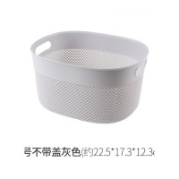 权夫人家用桌面收纳篮收纳筐塑料镂空厨房客厅零食杂物收纳盒浴室洗澡篮
