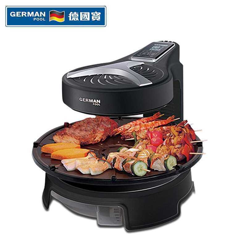 德国宝(german pool)电烧烤炉 kqb-315远红外线光波 三重加热 360度