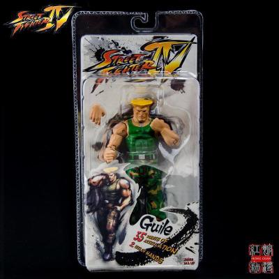 街头霸王街霸隆肯古烈春丽可动人偶玩偶公仔手办盒装古烈NECA-街头霸王系列