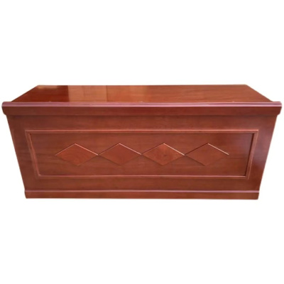 定制会议室桌椅组合实木皮单双人三人主席台 红胡桃1.4*0.6*0.7.5