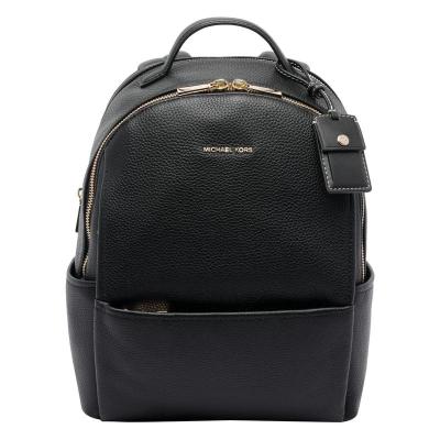 Michael Kors女款黑色小牛皮双层背包多个口袋设计时尚实用