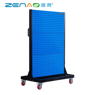 振奥 工具架物料收纳架挂板展示架车间工具墙挂架双面固定 /台(1540x960x610 mm 双面移动(6方孔挂板))