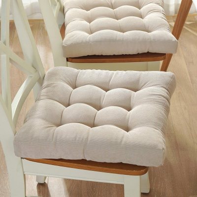 美帮汇色坐垫地板日式榻榻米海绵家用中式餐桌椅垫软绑带方形屁垫四季