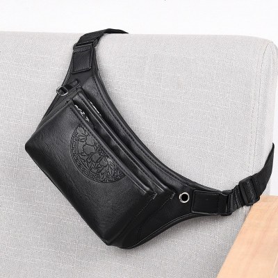 袋鼠男士腰包大容量挎包男斜背包