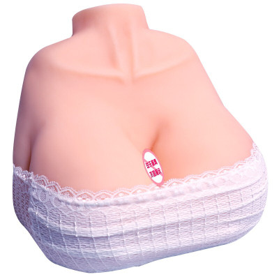 久爱 真人胸部倒模1:1仿真乳房双通道实体硅胶半身飞机杯処女阴臀倒膜 男用自嗨玩具 三代青春款无道大号10斤+礼品包
