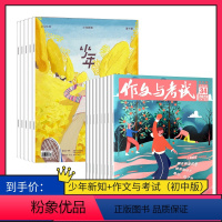 [正版]订阅 2024年全年 共48期2024年作文与考试初中版杂志+三联少年新知杂志 2024年全年杂志订阅 共48