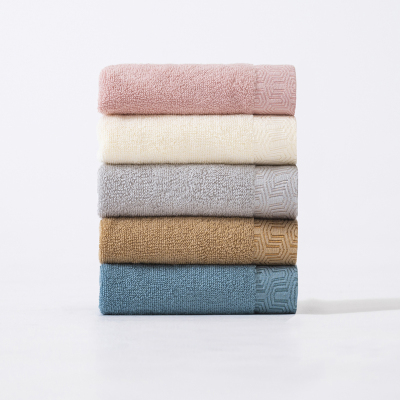 天山柔 33*75cm 100g/70*140cm 350g 全棉迷宫格毛巾浴巾 (计价单位:条)