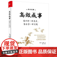 正版 高效成事 像外行一样思考 像专家一样实践 马金城 王国强 译 海阔天空的构思 跳出现有的成功 电子工业出版社