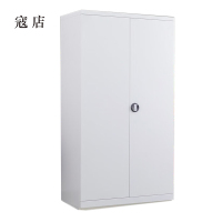 寇店办公柜工具柜加厚铁皮储物柜工厂车间用带抽屉汽修多功能收纳柜通门无网柜灰白色