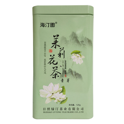 海汀园 茉莉青芽 125g 罐