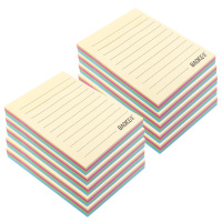 宝克(BAOKE) 76*102mm百事宝贴/便签条/便利贴/百事贴 彩色 10本 10本装 TZ6001