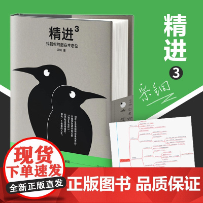 赠思维导图电子版 精进3找到你的潜在生态位采铜著心理学博士 6条科学学习法则5种高效行动技巧破除内卷式职业耗竭