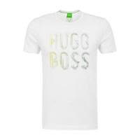 Hugo boss 男士白色圆领短袖T恤舒适棉质时尚百搭基本款