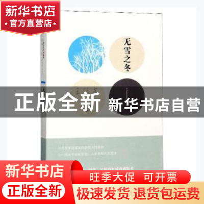 正版 无雪之冬 王跃文 著 湖南文艺出版社 9787540456009 书籍