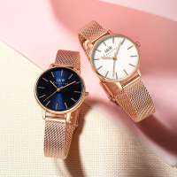 正品嘉年华Carnival女士手表IW时尚休闲女表石英表 女士简约3针纤薄款防水米兰网带手表女英伦风8793L