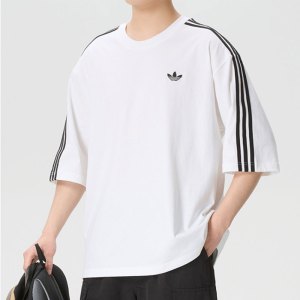 Adidas阿迪达斯三叶草男装新款透气舒适运动休闲短袖T恤KG6331 ZP