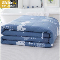 夏天空调被夏凉被双人学生宿舍春秋被单人夏被薄被子1.2m夏季被芯 三维工匠