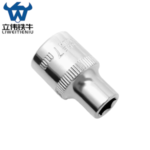 立伟铁牛3/8六角短套筒7mm/个