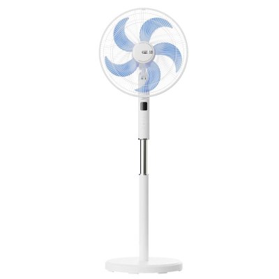 艾美特(AIRMATE)电风扇家用办公室宿舍摇头预约定时升降立式落地扇16吋白色遥控款FS40-R60