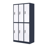 美美光明 钢制套色六门更衣柜 MM-BG459 台
