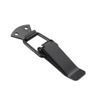 红鲸鱼 冷轧钢黑色搭扣 工具箱挂锁卡扣 1个