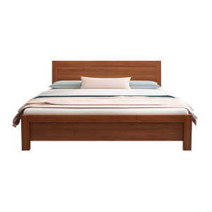 鑫环境 实木床现代简约全实木床1.8米原木家用单人床