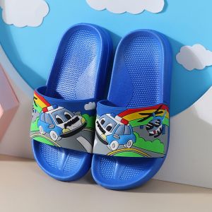 儿童拖鞋夏男童室内家用卡通坦克可爱浴室防滑软底小孩凉拖鞋