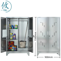 攸 高脚款双门清洁柜 400*900*1500mm 台
