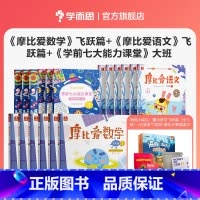 [大班套装18册]爱数学6册+七大能力6册+爱语文6册 赠魔法数学飞跃篇 [正版]保价双11 摩比爱语文小中大班拼音学习