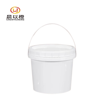 晨以橙 塑料桶储水桶 螺旋盖1L 个