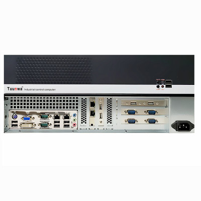 Tuunwa多扩展型2U工控机服务器MOIPC-2047支持6个com4个千兆网口7个PCI或PCIe槽,GPIO4-In,4-Out(i5-24004GB1TB)