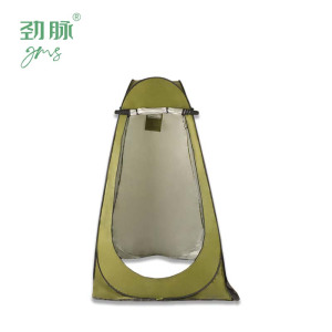 劲脉 户外洗澡帐篷 军绿-120*120*190CM 顶